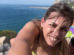 Duże cycki, Na wolnym powietrzu, Rudowłosa