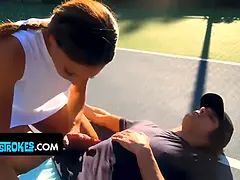 Virgin Stepson Can't Stop Staring at His Stepmom's Perfect Tits