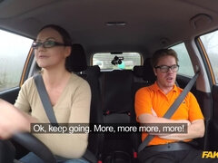 Horny Learner Needs Big Penis To Relax Fake Driving School
