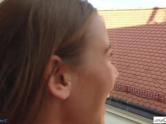 LittleCaprice.com Alexis Crystal get fucked at the roof from Marcello Bravo - public