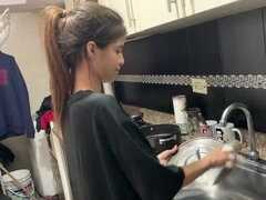 Step Sister Teases Me When We're Alone - Hot Venezuelan Amateur POV