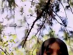 Amateur, Tetas grandes, Morena, Latina, Al aire libre, Público, Tetas