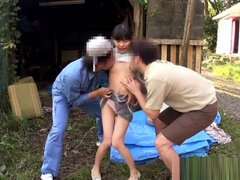 아시안, 아기, 핑거링, Hd, 일본인, 야외의