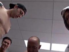 Anal, Nana, Brunette brune, Bukkaké, Double pénétration, Faciale, Partouze, Groupe