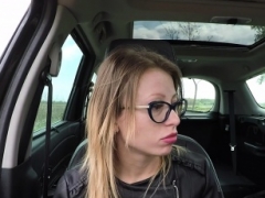 Blonde getting down and dirty fake cop to avoid penalty