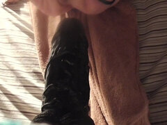 아마추어, 항문, 딜도, 갈라지는, 수음, 나이든, 혼자