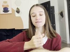 Mamada, Semen en la boca, Corridas, Hablar sucio, Dominacion femenina, Pajear, Adolescente