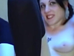 Young Brunette Darla Sucks, Gets Fucked Hard and Cum on Her Face - Remastered