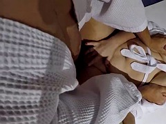 Brunette, Creme tærte, Hårdt, Hotel, Latinsk, Portugeisk, Teenager, Bryster