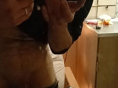 Amador amadora, Pauzão, Jato de porra, Europeu, Feito em casa, Masturbação, Realidade, Solo chão