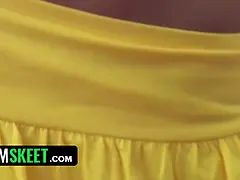 18, Blondine, Pik sutte, Sød, Langt ned i halsen, Hd, Pov, Teenager