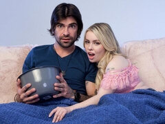 Flashy Haley Spades and Lucky Fae at long hair scene