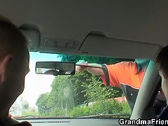 Dziadek, Dojrzałe, Orgia, Na wolnym powietrzu, Strona, Publiczny, Nastolatki, Trójkąt