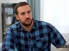 Amerikansk, Smuk, Blondine, Pik sutte, Hanrej, Far, Briller, Hd