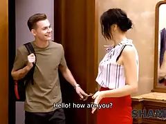 Shame4k. tempting older girl entices handsome stud