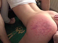 young Rhiannon Ryder face humped in spunk eating threesome