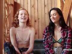 Cul à la bouche, Doigter, Allemand, Embrassement, Léchez, Chatte, Rousse roux, Rasée