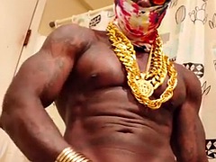 Duży kutas, Czarny, Ciemna karnacja, Gej, Włochaty, Hardcore, Pornstars, Tatuaż