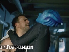 Erik takes on Rachel Starr with passion, starting with a steamy backdoor kiss