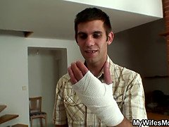 美人, ブロンド, フェラチオ, エロ熟女, イマラチオ, 熟年, 淫乱熟女, 義母