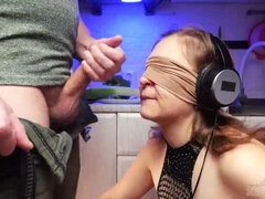 Stel, Gek, Sperma in mond, Dochter, Vies praten, Sperma in gezicht, Gezin, Huisgemaakt