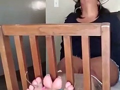 Stora tuttar, Svart, Bondage, Ebenholts, Tuttar