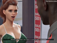 Tridimensionnel, Anal, Grosse bite, Éjaculation interne, Partouze, Béant, Hard