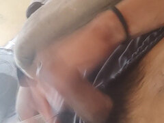 Enthousiasteling, Sperma shot, Masturbatie, Mexicaans, Alleen