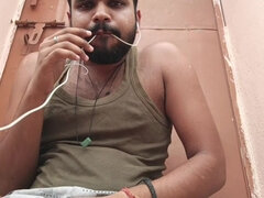 Gordinho, Jato de porra, Masturbação, Solo chão