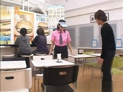 Alluring Japanese gal in public