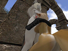 Dreidimensional, In den arsch, Sadomasochismus, Weibliche domination, Behaart, Hintern versohlen, Strapon