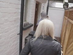 Removals bang a slutty housewife while her husband isn't around