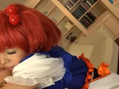 Bonny asian gal perfroming an amazing cosplay porn video