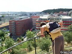 Hot sex with 70 years old bitch