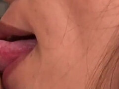 18 jahre, Leie, Asiatisch, Braunhaarige, Paar, Japanische massage, Küssen, Lesbisch