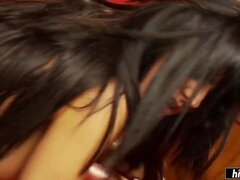 Gemma Massey plays with her nipples as her slit is split by a thick cock - Gemma massey