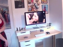 Blonde babe Carly Rae tricked into blowjob UK casting