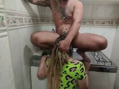 Analny, Obciąganie, Para, Latynoska, Mamuśka, Dziwka