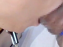 Anal, Asiatisk, Avsugning, Par, Creampie, Japansk, Underkläder, Onani