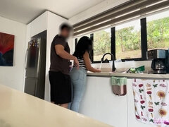 Culo grande, Pareja, Cocina, Latina, Mucama, Maduro, Sexo soft