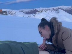 Amatööri, Iso kulli, Suihinotto, Ruskeahiuksinen, Pariskunta, Silmälasit, Ulkona, Teini