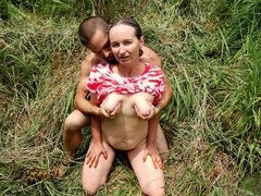 Amatéri, Pár, Žena, Prstovanie, Vlasatej, Milf  mčbp, Orgazmus, Vonku