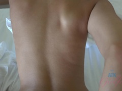 Amatör, Avsugning, Brunett, Creampie, Fotjobb, Piercing, Pov, Mager