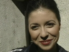 항문, 흑갈색 머리, 사정 샷