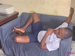 My home lesson schoolteacher gives me some individual lesson in his office.