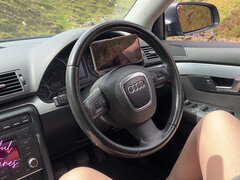 Amatéri, Auto, Striekanie semena, Žena, Masturbácia, Milf  mčbp, Pissing, Fajčenie