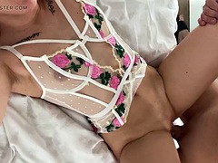 오랄섹스, 흑갈색 머리, 사정 샷, 얼굴에, 하드코어, 밀프, 셀카, 청소년