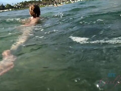 Culo, Playa, Bikini, Novia, Peludo, Pov, Coño, Flaco