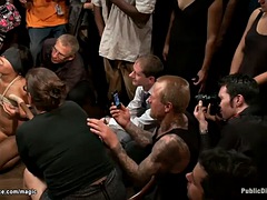 Asiáticoa, Bondagebeldade, Amordaçar, Hd, Público