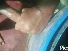 Leie, Grosser schwanz, Handjob, Selbstgemacht, Indisch, Solo